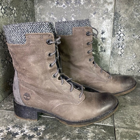 Timberland Ankle Boots Whittemore Gray Lace Up - Picture 3 of 10